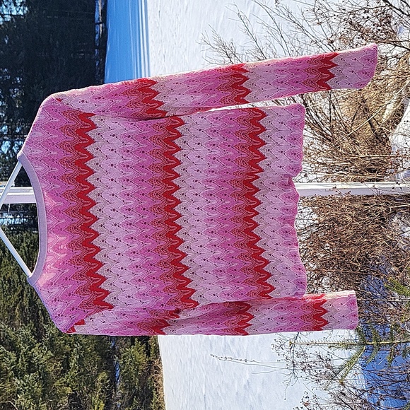 "Cotton Candy Colours" HILARY MACMILLAN Barbie Cardigan - Picture 3 of 4